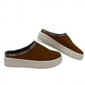 Religious Comfort Brown Suede Mules | Women’s Size 8